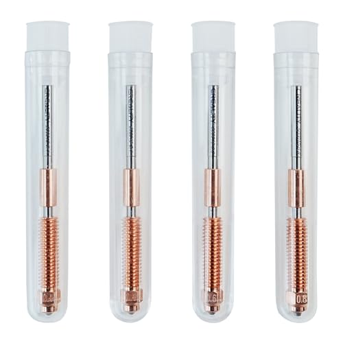 Image of Creality K1 Series Quick-Swap Nozzle Kit 0.4mm*2+0.6mm+0.8mm, Steel-Tipped Copper Nozzle and Titanium Alloy Heatbreak, for K1 SE /K2 SE /K1C /K1 Max /Ender-3 V3 Plus
