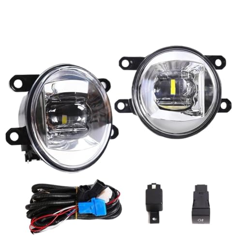 Feux barre antibrouillard Led blanc intense 12V avec câblage complet pour pare-chocs avant
