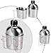 Goetland Stainless Steel WWII US Army Canteen Water Bottle Military Canteen Kit 1.3QT with 0.6QT Cup Nylon Pouch G.I.