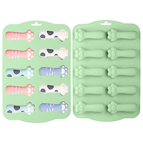Moules de cuisson en silicone antiadhésif pour gâteau, gâteau, riz gâteau, pudding, chocolat pour bébé (bras griffe de chat) Cover