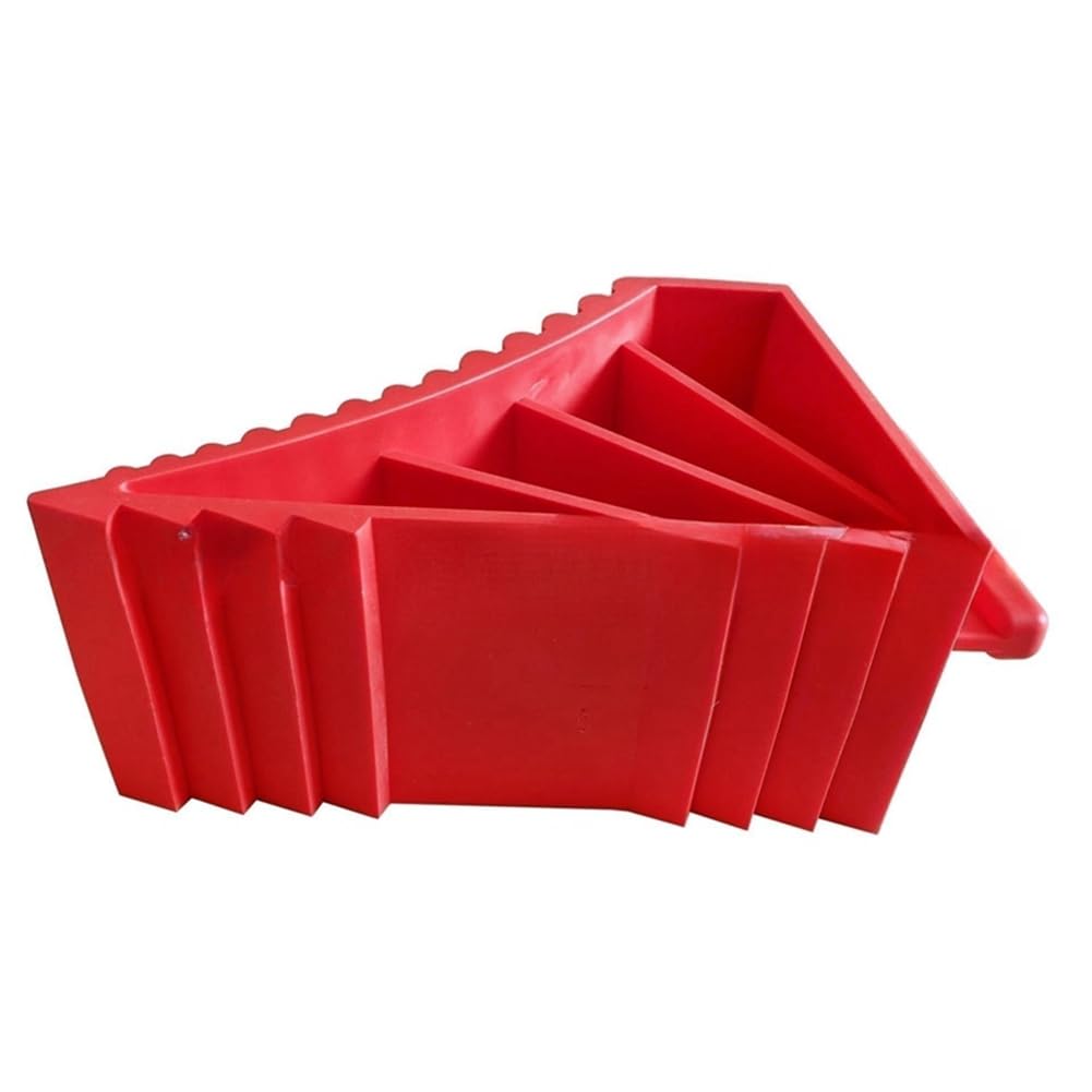 Paquete de 2 Calzos para Ruedas de PláStico Resistente, Calzos para NeumáTicos para Remolques de Viaje, VehíCulos Recreativos, Caravanas y Camiones