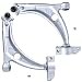 Detroit Axle - Pair (2) Front Lower Control Arms w/Lower Ball Joints for 2006-2010 Passat - [09-13 Tiguan] - 09-17 VW CC AWD
