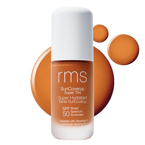 RMS Beauty SuperNatural Serum SPF 50 – Tinted Moisturizer with Mineral Sunscreen – Silicone-Free Daily Face Tint with Hyaluronic Acid & Squalane – 24-Hour Hydration – 1.0 fl oz