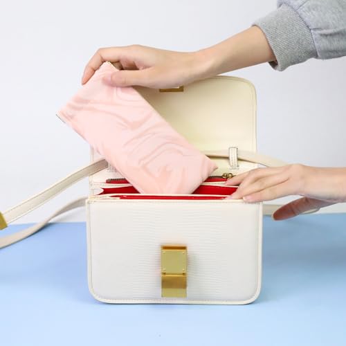 Image of Double Eyeglass Case Soft Dual Glasses Case for Women Men Travel Squeeze Top Sunglasses Cases Eyeglasses Pouch