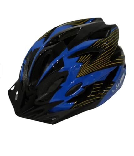 Image of JJ Jonex Adjustable Cycling & Skating Helmet with Detachable Visor | Light Weight | Adjustable Strap with Comfortable Chin Padding | Ideal for Men, Women & Kids (Black, Small)