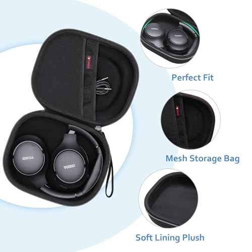 Xanad Headphone Case Compatible With Tozo Th2 Or Sony Wh-Ch520 Or Bose Qc Ultra / Qc45 / Qc35 Ii/Qcse Or Skullcandy Crusher Evo Or Anker Soundcore Life Q20 / Life Q30 / Life Q35 Headphones thumb #1