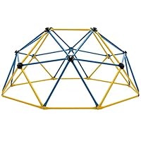COSTWAY 6FT/10FT Dome Climber, Toddler Climbing Frame Monkey Bar Jungle Gym with Convenient Grip, Indoor Outdoor Play Equipment for Kids 3-10 Years Old