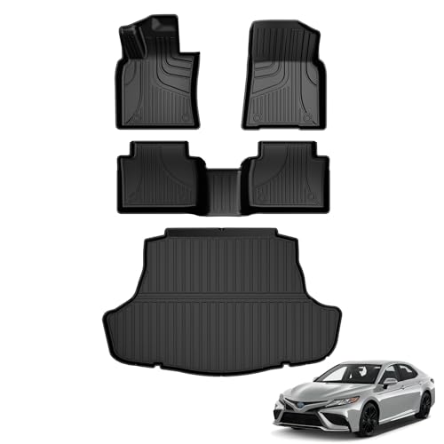 Floor Mats & Cargo Liner Fit for Toyota Camry 2018-2024 FWD Gas (Not for AWD or Hybrid)