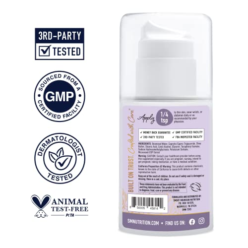 (Paraben-Free) Estrogen Estriol Cream.* 175mg of USP Micronized Estriol- 3.5oz Pump. Estrogen Cream for Women; Dermatologist-Tested, Hypoallergenic - Thumbnail 2