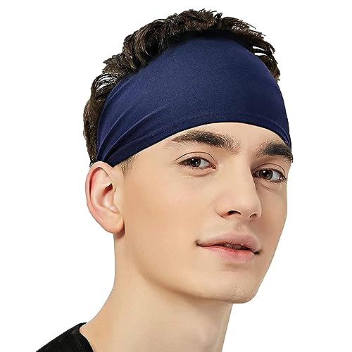 Mens Headbands Esportes | Sweatband de esportes de ciclismo para homens | Tiaras elásticas confortáv