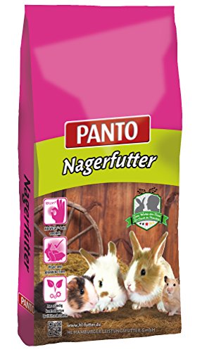 PANTO Chinchillafutter 25kg - Ballaststoffreiches Nagerfutter mit Luzernegrünmehl & Omega-3 - Alleinfuttermitel für Chinchillas