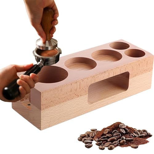 Organizador multifuncional de madera para eliminar el desorden en tu barra de espresso 2