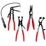 4 Pièces Pince Collier Durite, Kit de Pinces pour Colliers de Serrage avec Pince à Ressort...