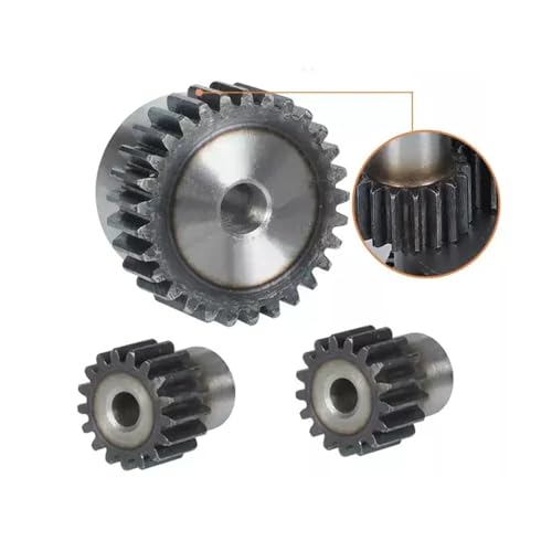 Engranaje recto 1M55T de 15mm, piñón de módulo 1 para proyectos de robótica y motor 3