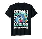 Nadando con los delfines Camiseta