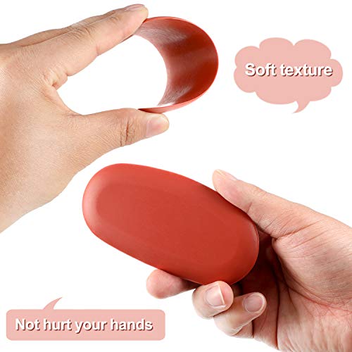 WILLBOND 6 Pieces Pottery Clay Ribs Soft Rubber Pottery Rib Ceramic Pottery Rib for Pottery Clay Artists Modeling, 3 Sizes