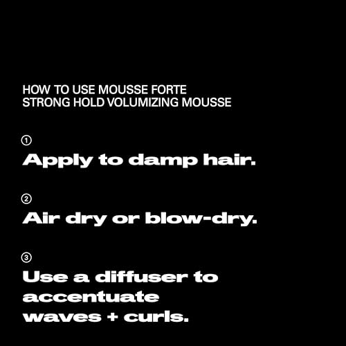Image of Sebastian Professional Mousse Forte | Strong-Hold Hair Styling Mousse