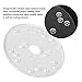 Universal Router Base Plate Kit Acrylic with Centering Pin Screws Trim Routers Woodworking Auxiliary Tool