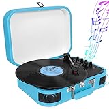 [Regalo perfecto]: cuando estás solo, puede ayudarte a relajarte. Incluso si no lo usa, puede convertirse en una de las decoraciones de alta gama en el hogar. Nuestro tocadiscos es adecuado para muchas ocasiones diferentes, como bodas, fiestas de cumpleaños, celebraciones familiares, fiestas musicales, pistas de baile, Navidad, KTV, salones de baile, discotecas, bares, etc. Es un regalo ideal para amigos, niños, colegas y familiares.