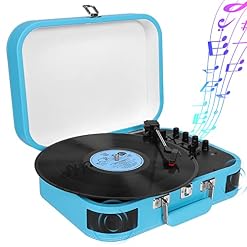 Platine Vinyle, Tourne Disque Vinyle avec Bluetooth USB AUX Haut-Parleur Stéréo Intégré Conception de Valise Rétro… - Les Beatles, Paul McCartney, John Lennon, RIngo Starr, George Harrison