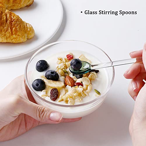 5 Heat-Resistant Glass Stirring Spoons - Versatile Kitchen Utensils - Image 3