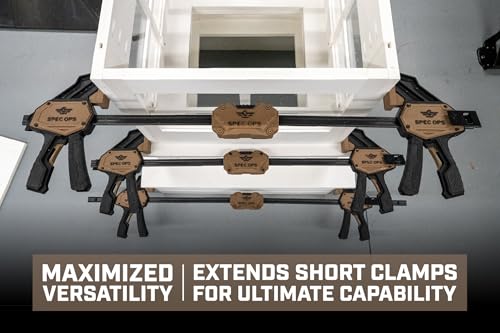 Image of Spec Ops Tools Bar Clamps for Woodworking, Clamp Coupler, 2X Clamping Range Compatible with Spec Ops Large Series Bar Clamps, Pack of 1