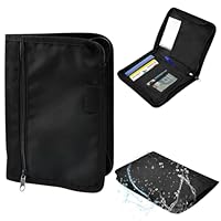 VGECEE Fahrzeugmappe Dokumentenmappe A5 Auto Handschuhfach Organizer Mappe mit Mehreren Fächern Bordmappe Auto A5 Car Document Holder Multifunktionale Brieftasche für Karte Registrierung Autozubehör