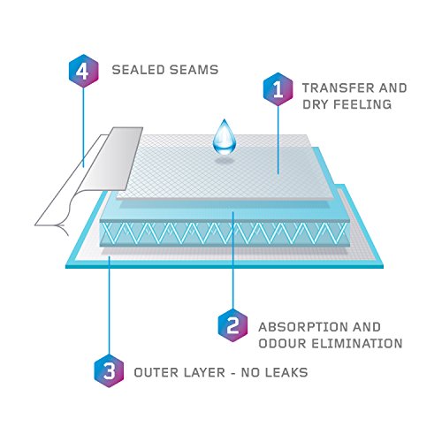 Protechdry Washable Urinary Incontinence Cotton Boxer Brief Underwear For Men With Front Absorbent Area, Black Xx-Large - 5 Pack (Buy 4 Get 1 Free) #TOP6