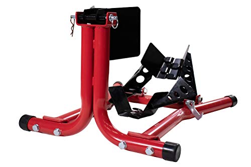 1500 lb Capacity Motorcycle Front Wheel Chock for Sport Bikes & Road Cruisers