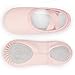 Stelle Girls Boys PU Leather Ballet Shoes Lace-Free Dance Slippers for Toddler/Little Kid/Big Kid(Ballet Pink,12ML)
