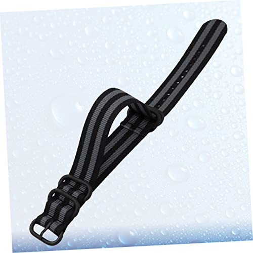 Correa de reloj de nylon cómoda y resistente ajustable para deporte diario 3