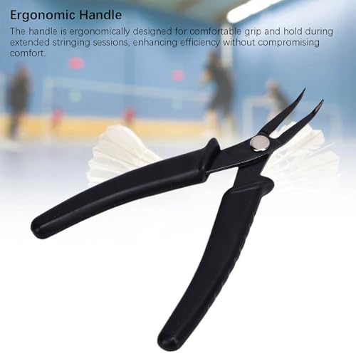 Goshyda Schläger -Stringwerkzeug, 14 cm Gekrümmte Nasenfadenzange für Badminton -Tennisschläger mit Ergonomischem Griff