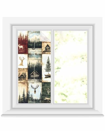 Película decorativa para ventana de vidrio esmerilado 19.6x39.3 in miniatura 1