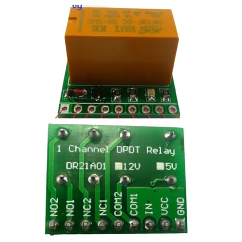 Module de commutation DR21C01 DC 12 V DPDT haute précision pour automatisme