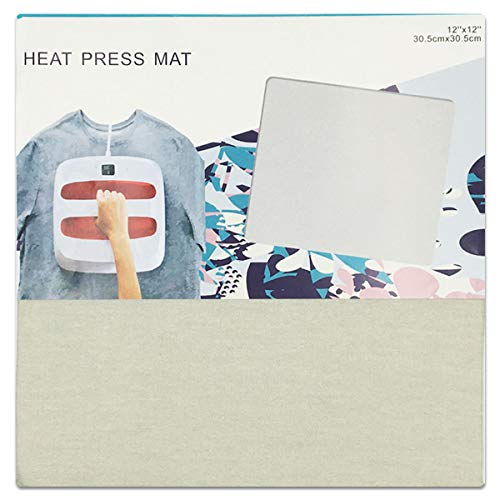 Heat Press Mat for Cricut Easypress Both Sides Applicable - 12" x 12"