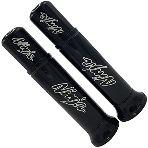 Sixty61 Black Engraved Grips For Kawasaki Ninja Zx6R Zx9R Zx10R Zx12R Zx14R H2 H2R With Bar Ends #TOP20