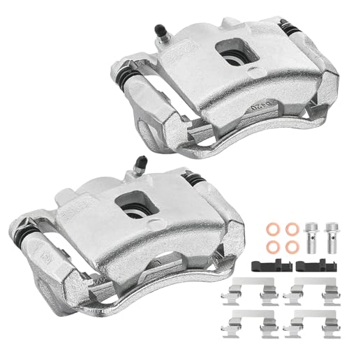 Image of Front Brake Caliper Assembly Replaces for 18B4880 18B4881, Compatible with Chevrolet Cobalt 2005-2010 2.2L L4, Compatible with Pontiac Pursuit 2005-2006 2.2L L4, for Ion 2006-2007 2.2L 2.4L