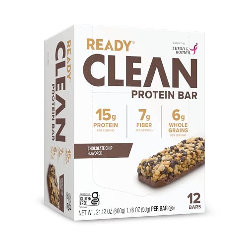 Image of Ready Protein Bars, Chocolate Chip, 15g Whey Protein, 12 Ct