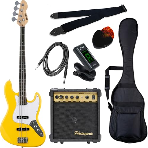 Amazon | SELDER セルダー ベース ジャズベースタイプ JB-30/イエロー