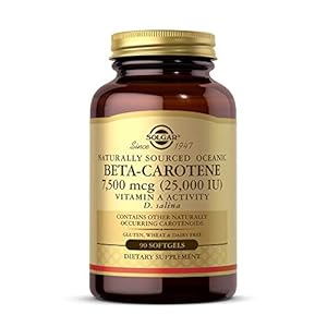 Solgar Oceanic Beta-Carotene 25,000 IU, 90 Softgels – Healthy Vision, Skin & Immune System, Potent Antioxidant – 100…