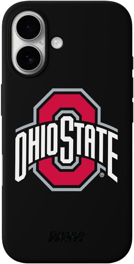 Guard Dog Case Compatible with iPhone 16 - Compatible with MagSafe - Military Grade - Rugged Two Piece Protection - Collegiate Licensed - Ohio State Buckeyes - Logo