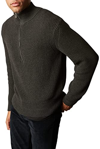 Velvet by Graham & Spencer Velvet Men's Nicholai Long Sleeve Quarter Zip Sweater