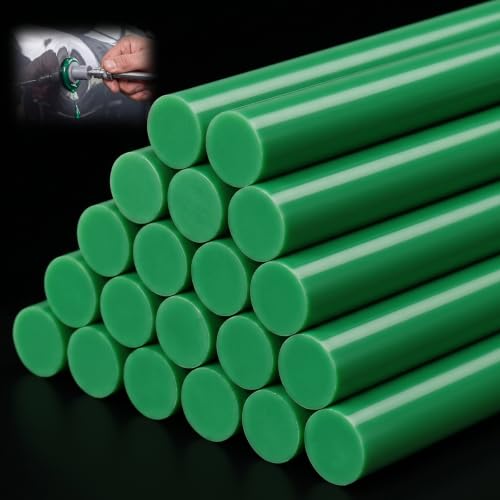 Image of CroBlissful 20 Pcs PDR Glue Sticks Hot Melt for Dent Repair,Green