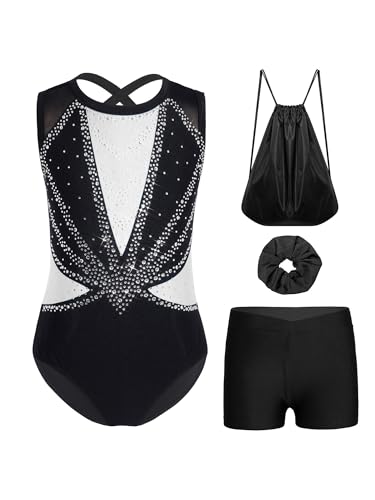 Ensembles unitards de gymnastique pour filles parfaits pour l'entraînement