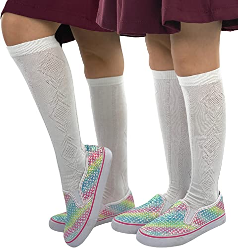 Image of ToBeInStyle Women's Pack of 6 or 12 Knee High Socks