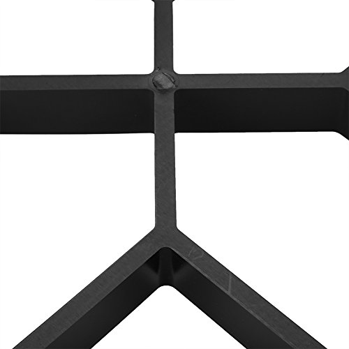 Moule de Trottoir à Béton pour Allée Chemin Moule à Pavé Réutilisable en Plastique Moule à Pavage DIY Moule Béton pour Jardin Moule de Béton de Chaussée 40 x 40 cm