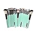 Produktbild Make-up-Pinsel-Set, professionelle Make-up-Pinsel-Set, 22-teilig, hochwertige Synthetik-Pinsel, Grundierungspinsel, Blending Gesicht, Puder, Rouge, Lidschatten, EyelinerGrün