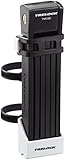 Länge 100 cm Trelock Faltschloss FS 200-100 Two Go L INCL Halter-Bracket, Weiß, L