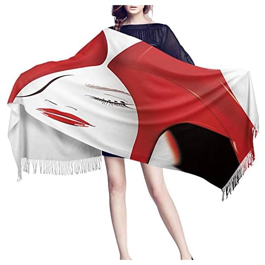 Winter Scarfs Womencashmere Halsduk För Kvinnor Mode Röda Högklackade Mogna Kvinnan Sexiga Lätta Mjuka Dam Halsdukar Flickor Elegant Sjal-70X200Cm