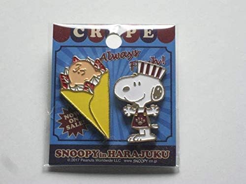 Amazon スヌーピータウンショップ 原宿店 ピンズセット クレープ Peanuts スヌーピー チャーリーブラウン ピンバッジ アイドル 芸能人グッズ 通販